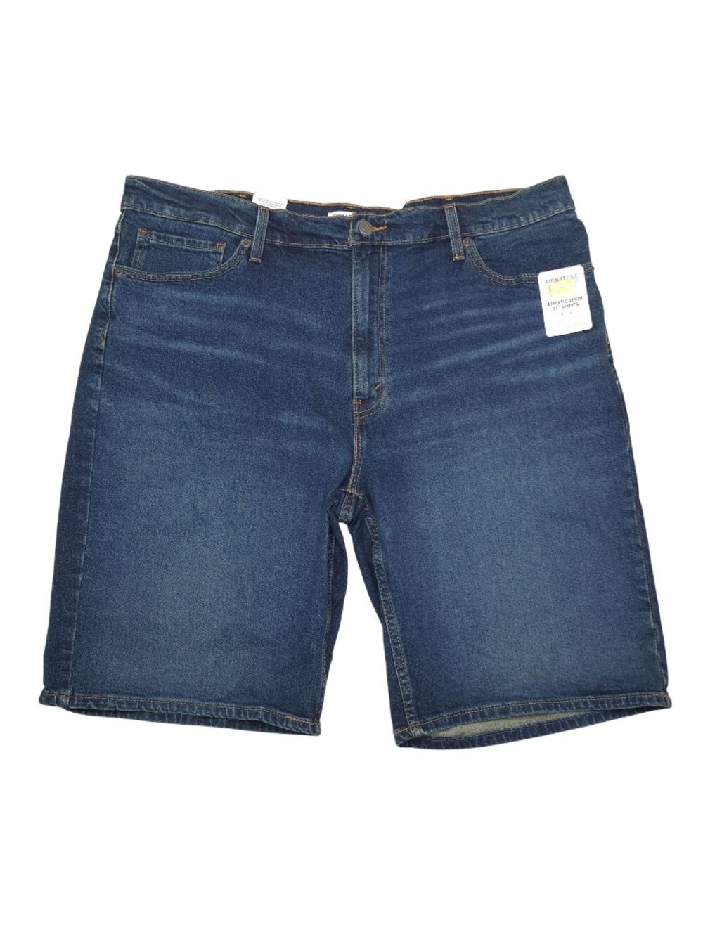 Signature By Levi Strauss 11” Athletic Denim Shorts Flex Authentic Men’s Size 40
